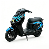 Scooter électrique 2000W, moteur haute puissance, longue autonomie, scooter électrique pour adultes, frein à disque double, suspension hydraulique, véhicule électrique pour les trajets quotidiens