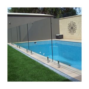 호주 표준 수영장 유리 난간 울타리 강화 유리 난간 난간 - Product Image 4