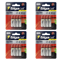 Batterie ultra résistante 1,5 V de tension nominale R03 No. 5 piles sèches AAA au carbone-zinc pour lampes de poche