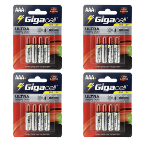 Pile ultra résistante R03 1,5 V Tension nominale 1,5 V N° 5 piles sèches AAA au carbone-zinc pour lampes de poche - Product Image 3