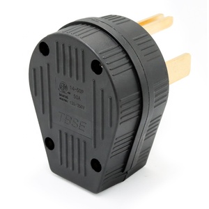 Heavy Duty 4-Prong 125/250V RV sostituzione NEMA 14-50P 50 AMP industriale spina di alimentazione maschile - Product Image 4