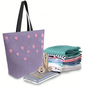 Nouveauté : Sac en toile personnalisé OEM, sac fourre-tout en toile bio avec fermeture éclair - Product Image 5