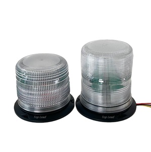 Faro Lampeggiante Bianco ad Alta Intensità 4"/6" con Alloggiamento in PC, Tubo a Spirale Xenon, Luce Stroboscopica per Miniere e Camion Pesanti - Product Image 1