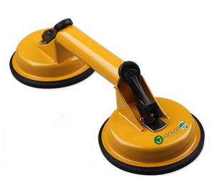 Ventouses jaunes en alliage d'aluminium à double aspiration pour le levage de vitres, ventouses de levage pour le transport de verre jusqu'à 100 kg - Product Image 1