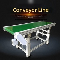 Sabuk Konveyor PVC Kecil untuk Mesin Cetak Injeksi, Meja Transfer, dan Penggunaan Miring