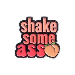 नए प्यारे मटर फल व्यक्तित्व कपड़े कॉर्सेज धातु ब्रोच सपाई नरम तामचीनी पिन थोक पिन थोक पिन स्मारिका कास्टिंग - Product Image 6