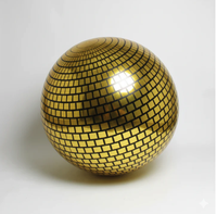 Décoration de fête sur mesure, sphères réutilisables, grandes sphères brillantes, ballons gonflables, boule miroir disco