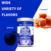 Proteína de Suero de Leche Aislada en Polvo, Sabor Caramelo, OEM ODM, Ideal para Antes o Después del Ejercicio, Sin Azúcar