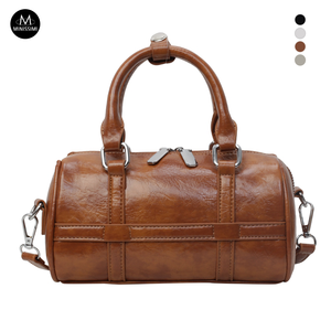 Bolso <span class=keywords><strong>de</strong></span> Hombro Cruzado <span class=keywords><strong>de</strong></span> PU para Mujer, Estilo Bowling, Otoño-Invierno 2026, Directo <span class=keywords><strong>de</strong></span> Fábrica, Diseño Minimalista, Tipo Boston - Product Image 1