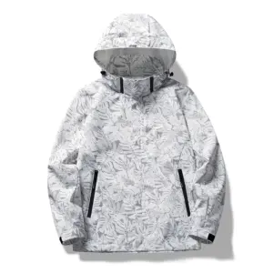 Custom Logo Unisex Outdoor Jacket Detachable Hood Rain Coat Low Moq Jacket Men Waterproof Windbreaker Coat For Men
