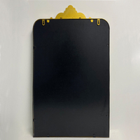 Hot Sale for Glam Iron Frame Clear Float Glass Gold Picture Frame Wall Mirror for Hotel Decor Baroque Style Customizable