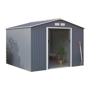 Casetta da Giardino <span class=keywords><strong>in</strong></span> Metallo per Esterni, Impermeabile, <span class=keywords><strong>in</strong></span> Acciaio Zincato, per <span class=keywords><strong>Attrezzi</strong></span> e Biciclette - Product Image 5