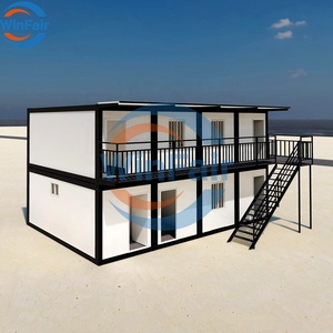 WinFair Guyana OEM – Maisons conteneurs préfabriquées pliables à bas prix à <span class=keywords><strong>vendre</strong></span> / Modernes / Contemporaines / Salles de classe portables - Product Image 1