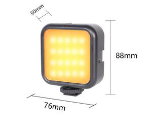 Mini Luz de Relleno RGB WL62 con Encendido Instantáneo para Fotografía en Vivo, Luz Cúbica Recargable para Videoconferencias - Product Image 3