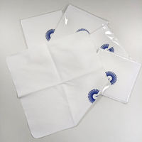 Chiffons de nettoyage en microfibre haute densité blancs Chiffon d'essuyage pour bijoux Lunettes de soleil et téléphones portables Nettoyage exquis