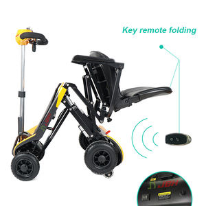Diseño de scooter de movilidad plegable eléctrico de cuatro ruedas más barato para personas discapacitadas y mayores CE electrónico Unisex 7 pulgadas 20km - Product Image 1