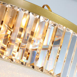 Lampes suspendues de plafond en cristal contemporain de haute qualité IP44 pour Villa hall d'hôtel bureau à domicile salon lustre décoratif - Product Image 5
