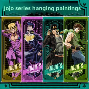 Póster Enrollable de Personajes de Anime JOJO, Pintura Decorativa de Pared de Terciopelo con Joseph Joestar, Decoración para el Hogar, Regalo para Estudiantes y Fans, Venta al Por Mayor - Product Image 1