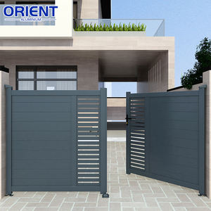 Precio al por mayor Puerta voladiza de aluminio Villa Entrada principal Puerta corredera de jardín de aluminio eléctrica Puertas batientes de aluminio - Product Image 2