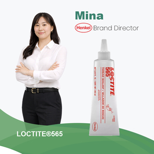 Selladores de roscas de acrilatos LOCTIT 565 Sellador de roscas de fuerza de par controlado blanco <span class=keywords><strong>para</strong></span> un sello instantáneo de baja presión - Product Image 1