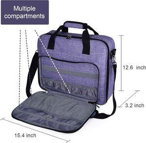 Muestra gratuita: Funda adaptable tipo bolso para la mayoría de las máquinas de coser Singer, Brother y Janome. - Product Image 3