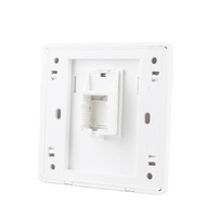 Plaque murale réseau RJ45/RJ11 Cat5e/Cat6 avec 1/2/3/4 ports 86x86mm Blanc/Noir/Doré/Argent Garantie 3 ans Prix usine