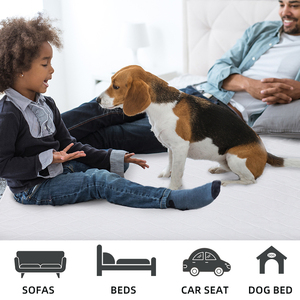 Hundematte Moderne Weiche Atmungsaktive Wasserdichte Hundetrainingsmatte Rutschfeste Wiederverwendbare Haustiermatte mit Tierdesign Einfarbiges Muster Waschbare Haustiermatten & -unterlagen - Product Image 6