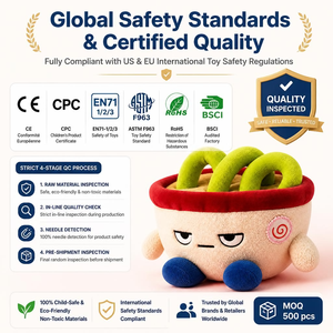 Peluche Personalizado OEM de Comida Rápida Divertida, Cumple con CE y CPC, Juguete Novedoso de <span class=keywords><strong>Taco</strong></span>, Papas Fritas y Hot Dog para Regalo - Product Image 2