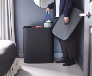 Collapsible 3 Section Large Laundry Hamper with Lid Dirty Clothes Hamper with 3 Inner Bags Laundry Basket Organizer - Product Image 3