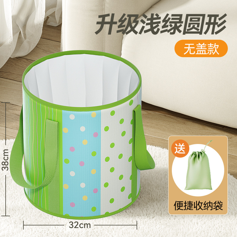 Green polka dots - Open cap