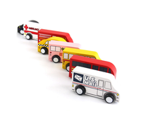 Jouet de voiture miniature en bambou et bois écologique pour enfants, avec son personnalisé, pour enfants