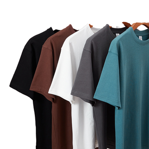 Camisetas Personalizadas con Logotipo, de Alta Calidad, 300 g/m², Corte Holgado, 100 % Algodón, Hombros Caídos, Tallas Grandes para Hombre - Product Image 1