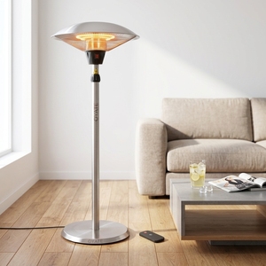 <span class=keywords><strong>Chauffage</strong></span> infrarouge sur pied 1500W 110V/220V <span class=keywords><strong>pour</strong></span> patio, <span class=keywords><strong>appartement</strong></span>, chambre à coucher, <span class=keywords><strong>chauffage</strong></span> auxiliaire - Product Image 2