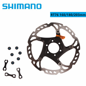 จานเบรกดิสก์ <span class=keywords><strong>SHIMANO</strong></span> รุ่น RT56 RT10 <span class=keywords><strong>RT30</strong></span> RT64 RT54 สำหรับจักรยานเสือภูเขา จานเบรกไฮดรอลิก ขนาด 160 180 203 มม. แบบ 6 รู - Product Image 2