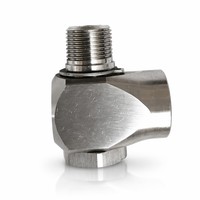 Accouplement rotatif haute résistance 5800 PSI avec ports de double taille, ajustement universel pour nettoyeur haute pression à haut débit et systèmes de nettoyage