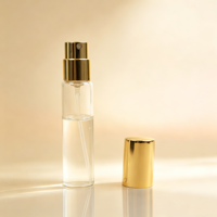 Botol Parfum Mini Kaca Berkualitas Premium 5ml 10ml, Vial Tipis Bertekanan, Botol Sampel Parfum Kosong