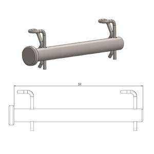 Husqvarna FE 350 22-25 pinza freno posteriore perno Moto serie Master componenti freno Moto - Product Image 1