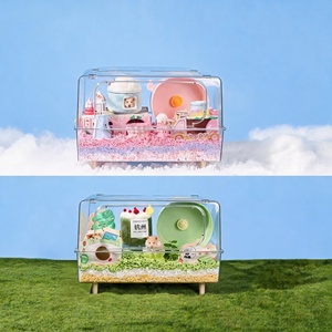 Nid de couchage en coton chaud pour <span class=keywords><strong>hamster</strong></span>, lit pour petits animaux, gerbille, petaugeoire, grotte douillette d'hiver - Product Image 4