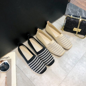 Venta al por mayor de mujeres Ballet Flats antideslizante cómodo ligero transpirable Slip-On zapatos planos - Product Image 4