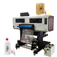Mesin Cetak Stiker Label Kristal Film AB Printer UV DTF untuk Transfer Printing pada Cangkir, Kaca, Logam, dan Kayu