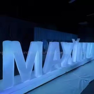 Desain baru raksasa dipimpin-Lit iklan tiup huruf untuk dekorasi acara - Product Image 3