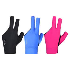 Guantes de billar con protección de silicona para tres dedos, azul, negro, rojo rosa, unisex, talla para adultos M081076 - Product Image 2