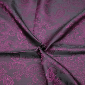Vente en gros de taffetas Dobby en sergé jacquard imprimé de fleurs de cajou 100% polyester, <span class=keywords><strong>doublure</strong></span> en brocart jacquard satiné pour vêtements - Product Image 1