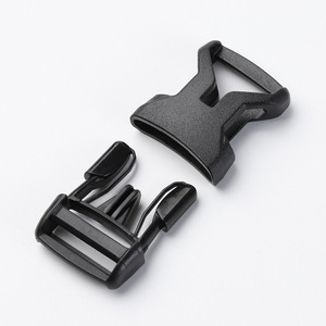 Hebilla de liberación lateral de plástico de 20 mm, negra, duradera, para ajuste de bolsos - Product Image 3