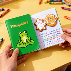 Porta Pasaportes Escolar Personalizado para Niños, Creativo, para Certificados, Manual, al por Mayor - Product Image 1