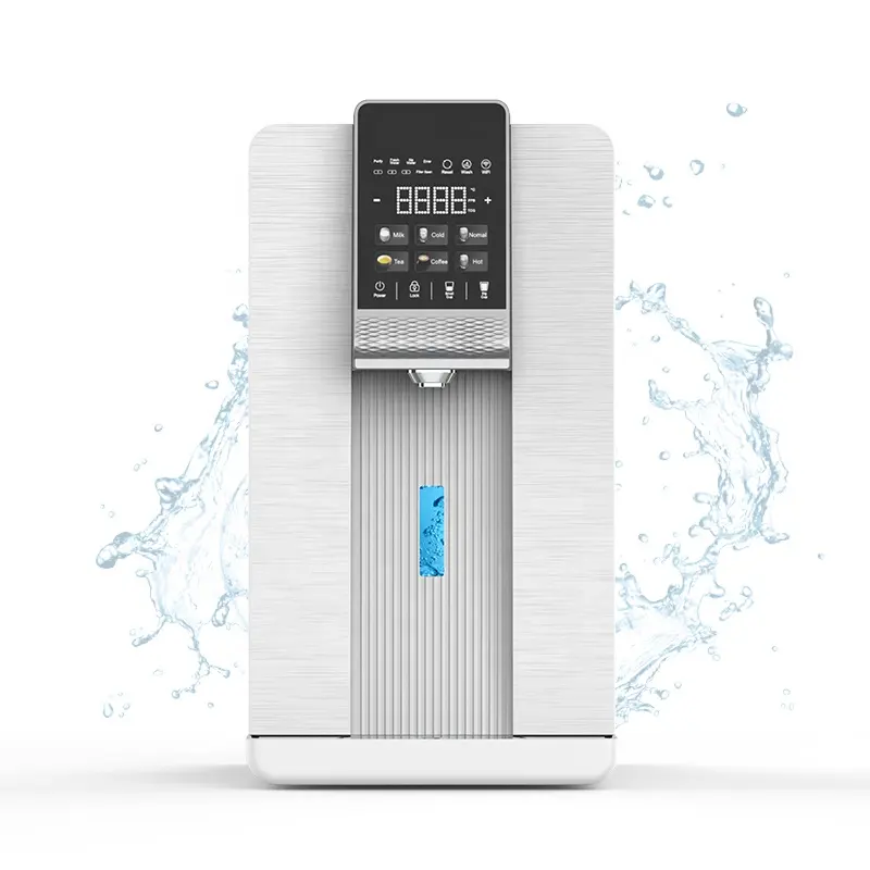Commercial electric desktop alkaline ro filter water purifiers dispenser table top instant hot water dispenser