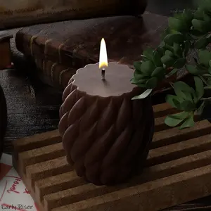 Early Riser DIY wirbelnde Regentropfen Aroma therapie Kerze Silikon form Geometrische Gips Wolle Säule & Kugel Stand form