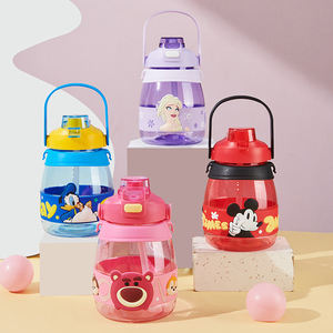 Botellas de Agua de Plástico para Niños, Libres de BPA, con Dibujos Animados de Pato <span class=keywords><strong>Donald</strong></span>, Mickey Mouse, Frozen Elsa, Tritan, para la Escuela - Product Image 6