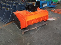 Ensemble broyeur hydraulique pour pelle SLN 5-6 tonnes, dents en alliage remplaçables pour terrains mixtes, restauration d'habitats et sites perturbés