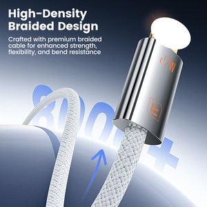 Câble de charge rapide Toocki 27W avec protection par puce intelligente, câble USB-C tressé pour <span class=keywords><strong>iPhone</strong></span> 8-14 Series, charge rapide et transfert de données - Product Image 3